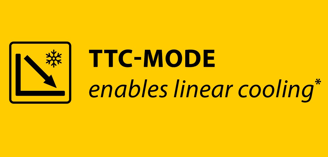 TTC モード(ジルコニアに最適な線形冷却が可能)
